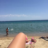 Photo taken at Barceloneta Beach by Shana G. on 8/4/2016