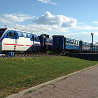 Photo taken at Станция «Городская» by Jen M. on 7/5/2014