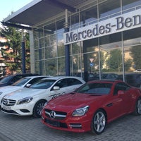 Photo taken at Mercedes-Benz by Nastya L. on 9/5/2013