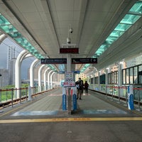 Photo taken at Danhai LRT Hongshulin Station (V01) by Shirley C. on 12/6/2021