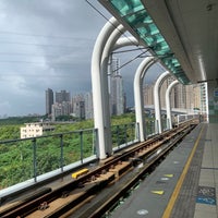 Photo taken at Danhai LRT Hongshulin Station (V01) by Shirley C. on 12/6/2021