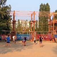 Photo taken at Beach Volleyball by Александра Т. on 8/16/2014