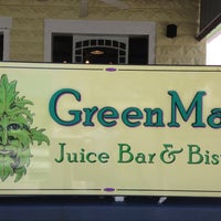 Photo taken at GreenMan Juice Bar &amp;amp; Bistro by Michael B. on 5/4/2013