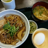 Photo taken at なか卯 飯田橋西口店 by Yutaro K. on 7/25/2014