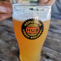 Photo taken at Hopworks Urban Brewery by Jason B. on 7/9/2021