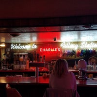 Photo taken at Charlie&amp;#39;s Filling Station Lounge by Angela H. on 1/8/2020