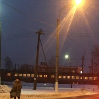 Photo taken at Ж/д станция «Стрельна» by Ksenia A. on 2/12/2019