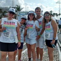 Photo taken at The Color Run Salvador by Iv S. on 3/30/2014