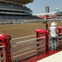 Photo taken at Calgary Stampede Infield by Trevor S. on 7/9/2015