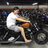 Photo taken at Rio Harley-Davidson by Fernando Antonio on 10/22/2015