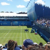 Photo taken at Queens Club Centre Court by Rafa R. on 6/10/2014