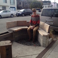 Photo taken at Outerlands Parklet by Linzi B. on 8/31/2014