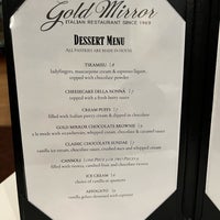 Photo taken at Gold Mirror Italian Restaurant by James Bond 007 S. on 4/16/2023