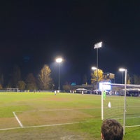 Photo taken at Husky Soccer Field by Kurtis E. on 12/5/2021