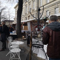 Photo taken at Berliner Trödelmarkt und Kunst- &amp;amp; Kunsthandwerkermarkt by Christian W. on 3/24/2019