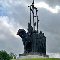 Photo taken at Монумент в память о Ледовом побоище by Alexey N. on 7/3/2022