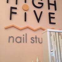 Photo taken at HiGH FiVE nail studio by Марья on 7/17/2015