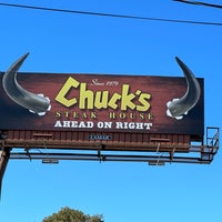 Снимок сделан в Chuck&amp;#39;s Steak House пользователем Lee T. 10/21/2023
