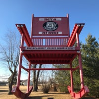 Photo taken at World&amp;#39;s Largest Rocking Chair by Travis F. on 2/7/2018
