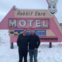 Photo taken at Rabbit Ears Motel by Shane B. on 12/23/2022