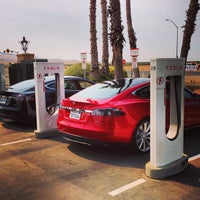 Photo taken at Tesla Supercharger by ZelectricBug D. on 7/19/2013