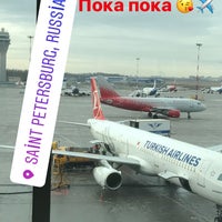 Photo taken at Pulkovo International Airport (LED) by Фатих В. on 3/13/2017