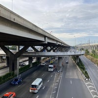 Photo taken at Lak Si U-Turn Bridge by Surachai L. on 11/18/2021