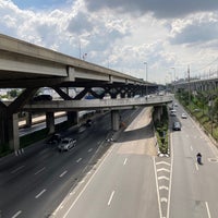 Photo taken at Lak Si U-Turn Bridge by Surachai L. on 11/5/2021