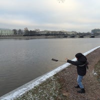 Photo taken at 19-й Каменноостровский мост by Arina🍒 M. on 11/29/2014