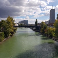 Photo taken at Rossauer Brücke by Bence M. on 10/2/2018