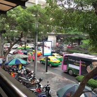 Photo taken at CU Shuttle Bus Stop Siam-Henri by May M. on 10/12/2015
