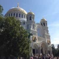 Photo taken at Kronstadt Naval Cathedral by Eugene D. on 7/18/2015