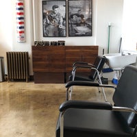 Photo taken at Blades Co Barber Shop by Stanley D. on 3/22/2018