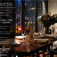 Das Foto wurde bei Grata Restaurant New York City von Grata Restaurant New York City am 11/19/2013 aufgenommen