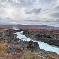 Photo taken at Goðafoss by Abdulla on 10/1/2023