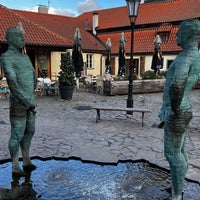 Photo taken at Pissing Men Sculpture by Richárd E. on 2/28/2023