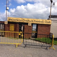 Photo taken at Cheshunt FC by Matteo S. on 4/27/2013
