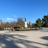 Photo taken at Monumento del Ángel Caído by ˈakiːm S. on 12/25/2022