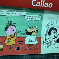 Photo taken at Estación Callao - Maestro Alfredo Bravo [Línea B] by Carlos C. on 4/25/2019