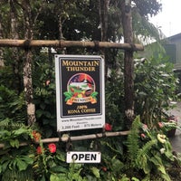 Photo taken at Mountain Thunder Coffee Plantation by Zach G. on 12/9/2021