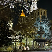 Photo taken at City Hall Park Fountain by Chris S. on 12/1/2022