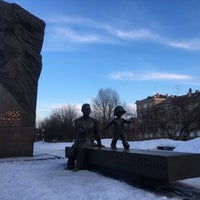Photo taken at Площадь Металлургов by Elena R. on 3/12/2017