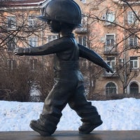 Photo taken at Площадь Металлургов by Elena R. on 3/12/2017