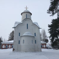 Photo taken at Церковь Рождества Пресвятой Богородицы в Перынском Ските by Jan N. on 1/22/2022