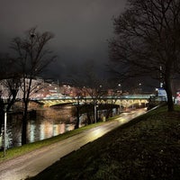 Photo taken at Friedensbrücke by Hussein ☕️ on 12/21/2023