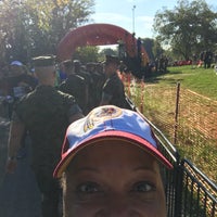 Photo taken at Marine Corps Marathon Runner&amp;#39;s Village by Yetta B. on 10/22/2017