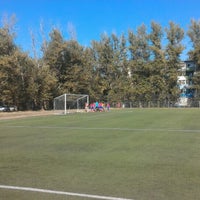 Photo taken at футбольное поле 81 школа by Evgeny B. on 10/4/2015