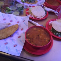 Photo taken at La Lucha Taquería by Andrew T. on 1/24/2015