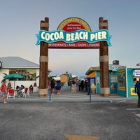 Photo taken at Cocoa Beach Pier by Melissa K. on 12/29/2022