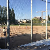 Photo taken at Lee Johnson Field at Peter Kirk Park by Ching^2 ♤. on 4/27/2018